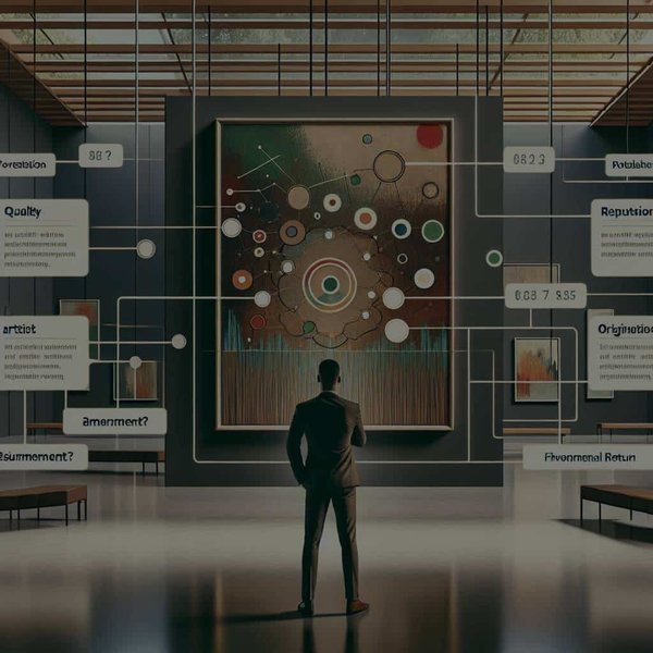 Quels sont les éléments à prendre en compte lors de l'achat d'une œuvre d'art contemporain ?